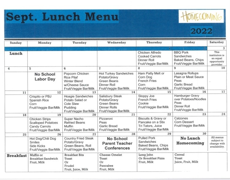 9-22 lunch